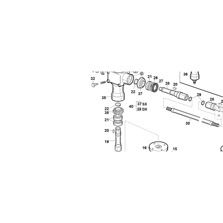 BOÎTE DE 2 SORTIES POUR PLATEAU DE TONDEUSE À GAZON KUBOTA GIANNI FERRARI 00777305503 D'ORIGINE