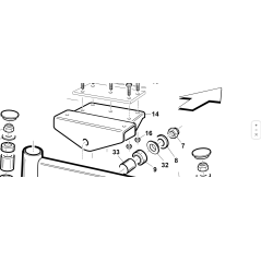 ACCESORIO DE EJE TRASERO ORIGINAL KUBOTA GIANNI FERRARI PINTADO 91001500000