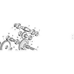 ALBERO PIGNONE Z-15 ORIGINALE KUBOTA GIANNI FERRARI 00777304603