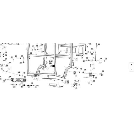 ALFOMBRA ORIGINAL KUBOTA GIANNI FERRARI 95187100016 DERECHA