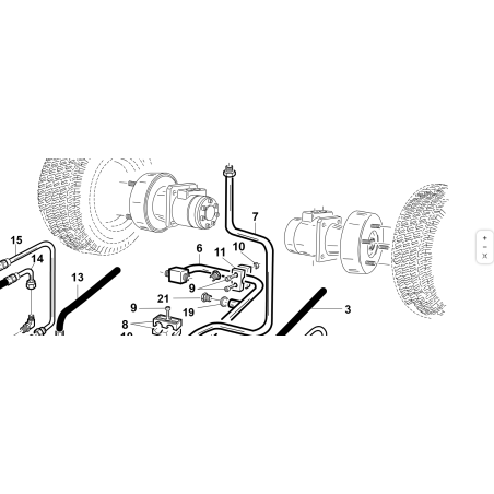 TUBO RITORNO Ø20X2.5 ORIGINALE KUBOTA GIANNI FERRARI 92002000003