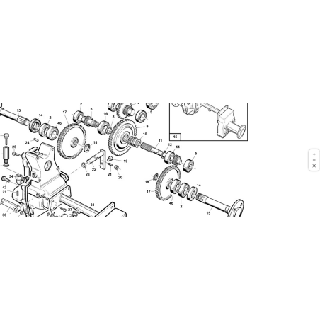 ALBERO PIGNONE Z12 ORIGINALE KUBOTA GIANNI FERRARI 95303170002
