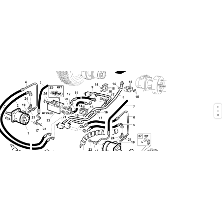 TUBO RITORNO Ø20X2.5 ORIGINALE KUBOTA GIANNI FERRARI 92010100003