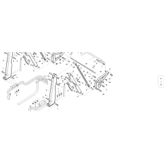 LEFT TRIANGLE FOR ELEVATOR VRN ORIGINAL KUBOTA GIANNI FERRARI 95305000002 | Newgardenstore.eu