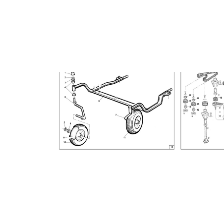 TOP PROFESSIONAL COMPLETE CART ORIGINAL KUBOTA GIANNI FERRARI PV95555111000