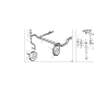 TOP PROFESSIONAL COMPLETE CART ORIGINAL KUBOTA GIANNI FERRARI PV95555111000