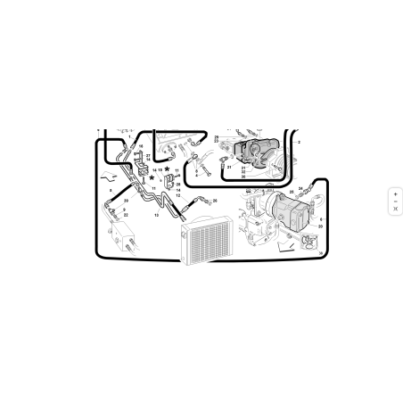 TUBO INTERCAMBIADOR ORIGINAL KUBOTA GIANNI FERRARI 95409100004 Ø22X1.5