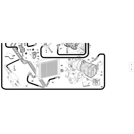 TUBO INTERCAMBIADOR ORIGINAL KUBOTA GIANNI FERRARI 95303000053 Ø22X1.5