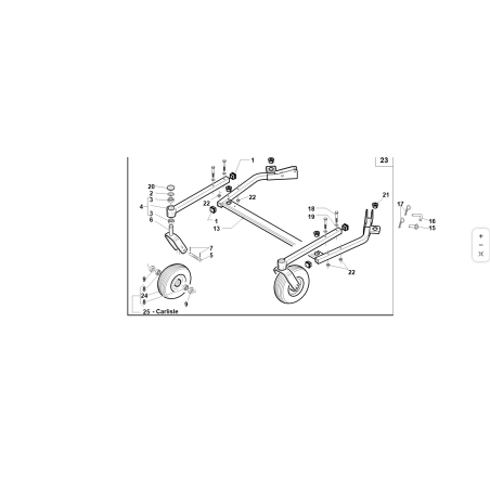 TG200 LKW-RAHMEN LACKIERT ORIGINAL KUBOTA GIANNI FERRARI 94014241000
