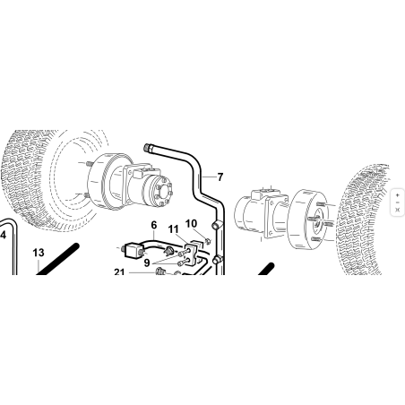 TUBO RITORNO Ø20X2.5 ORIGINALE KUBOTA GIANNI FERRARI 92012100003