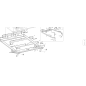 MARCO DE SOPORTE DE CESTA  VRN ORIGINAL KUBOTA GIANNI FERRARI 95401120000