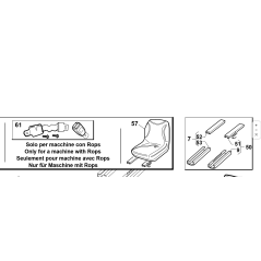 ASIENTO PG ORIGINAL KUBOTA GIANNI FERRARI 00777850041