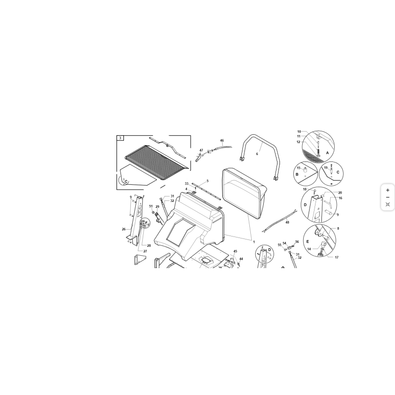 PANIER AMOVIBLE FILET TG200 PREMIUM ORIGINAL KUBOTA GIANNI FERRARI 94010960000