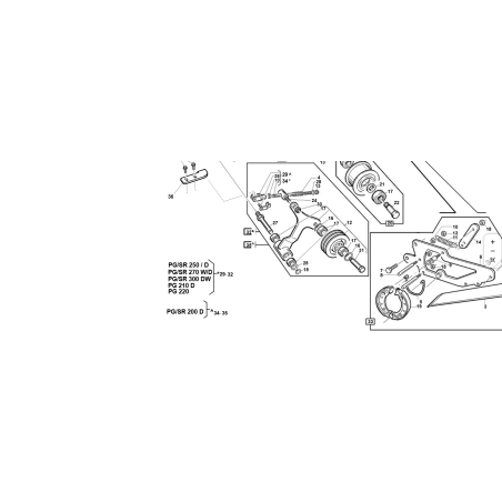 KIT AUVENT MOT. PG (Daih - B&amp-S 23 - D902) ORIGINAL KUBOTA GIANNI FERRARI 95599600000