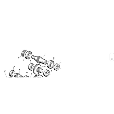 ALBERO Z-24 ORIGINALE KUBOTA GIANNI FERRARI 00777304602 | Newgardenstore.eu