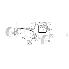 KIT DE JOINTS D'HUILE POUR MOTEUR ORBITAL KUBOTA GIANNI FERRARI 95598690000 HRW-HRS ORIGINAL | Newgardenstore.eu