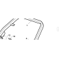TUBOLARE SUPERIORE ROPS  VRN ORIGINALE KUBOTA GIANNI FERRARI 95227120000