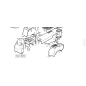 ORIGINAL ROTE HINTERE FRONTPLATTE KUBOTA GIANNI FERRARI 95042000017