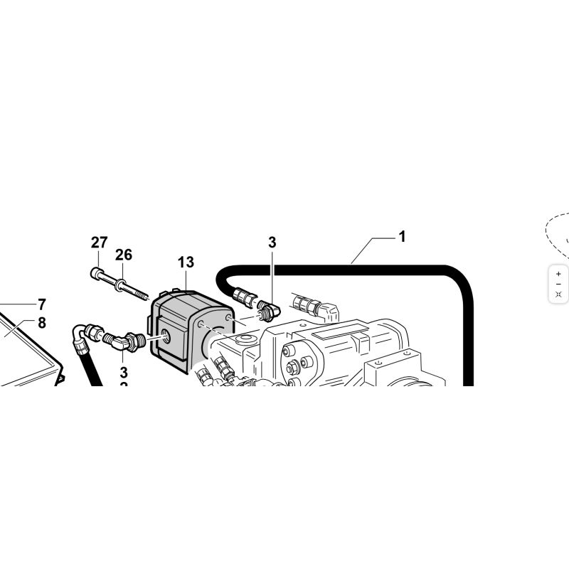 POMPA INGRANAGGI 2.53cc ORIGINALE KUBOTA GIANNI FERRARI 95303000016