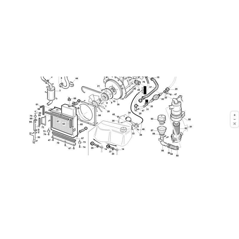 CONVOGLIATORE SCAMBIATORE COMBINATO GTS ORIGINALE KUBOTA GIANNI FERRARI 92006000001
