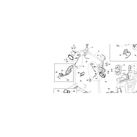 WIRED RIGHT LOW BEAM HEADLIGHT (1st) ORIGINAL KUBOTA GIANNI FERRARI 91101100001 | Newgardenstore.eu