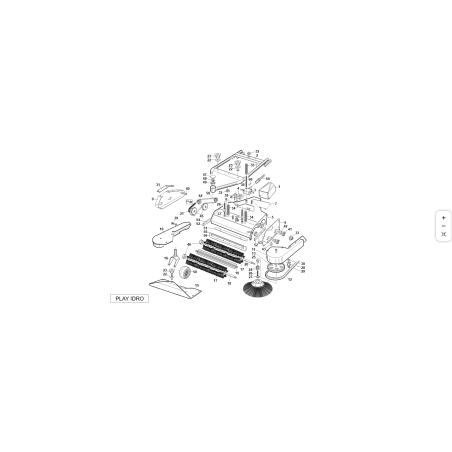 ALBERO SPAZZOLA ANTERIORE ORIGINALE KUBOTA GIANNI FERRARI 95073000017 | Newgardenstore.eu