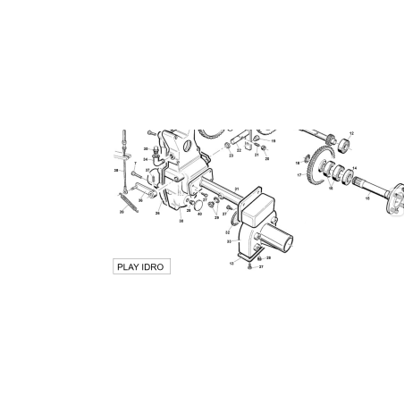 ORIGINAL KUBOTA GIANNI FERRARI 00777305703 MEDIA CAJA IZQUIERDA