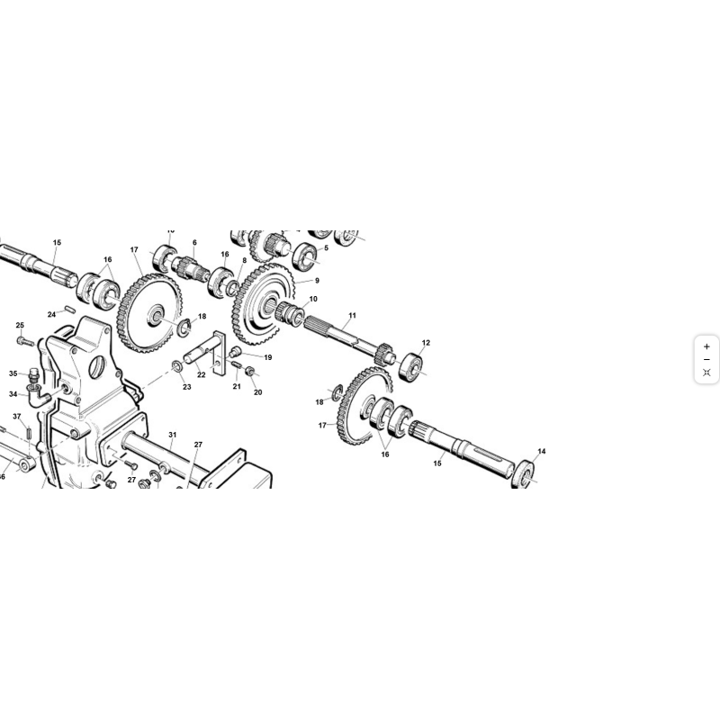 ALBERO PIGNONE Z13 - Z15 ORIGINALE KUBOTA GIANNI FERRARI 00777301007