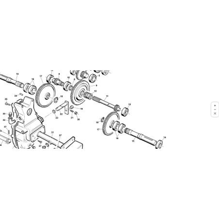 ALBERO PIGNONE Z13 - Z15 ORIGINALE KUBOTA GIANNI FERRARI 00777301007