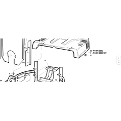 COFANO MOTORE PG PREMONTATO PG280D-DW ORIGINALE KUBOTA GIANNI FERRARI 95400111000 | Newgardenstore.eu