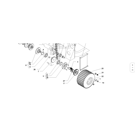 ARBRE D'ESSIEU ORIGINAL KUBOTA GIANNI FERRARI 94010130000