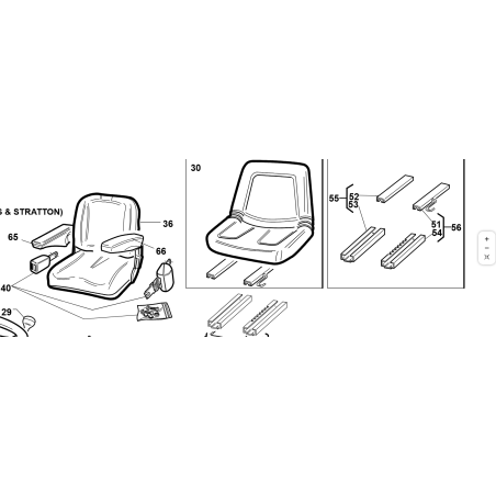 SEDILE COMFORT PG ORIGINALE KUBOTA GIANNI FERRARI 00777850016