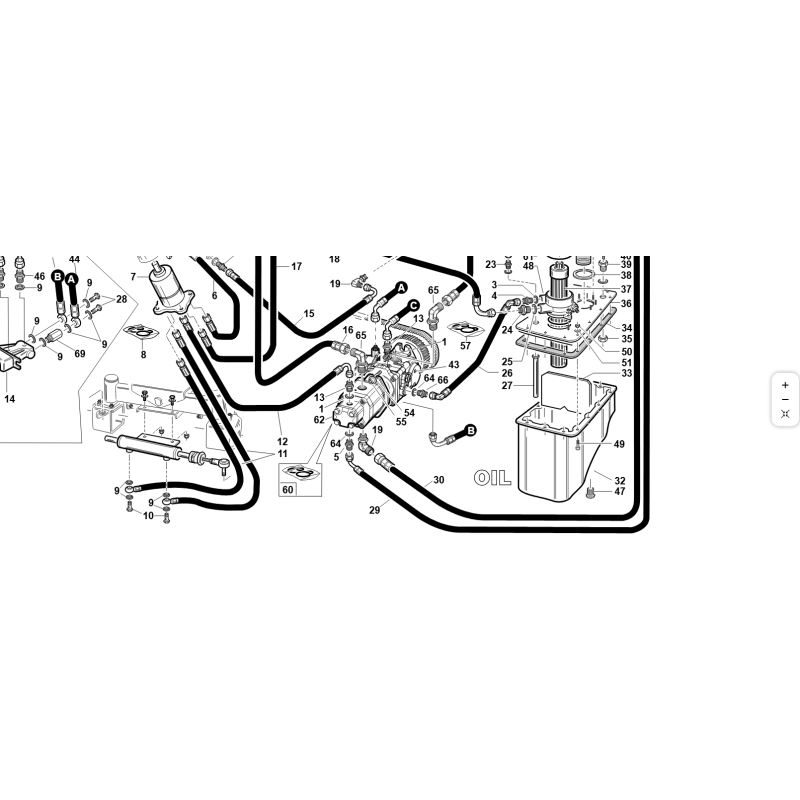 KUBOTA GIANNI FERRARI 91008000005 14,5–2,53 ccm LINKS TANDEM-ZAHNRADPUMPE