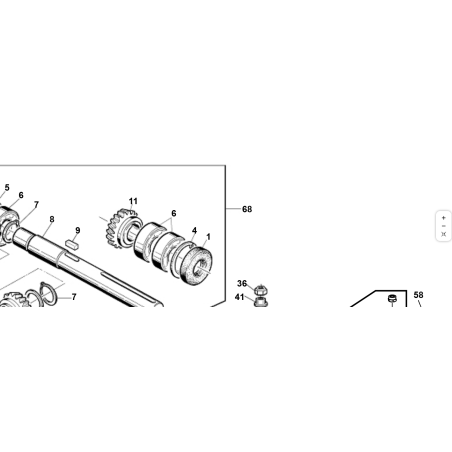 BOÎTE 3 SORTIES AVEC SUPPORT DE POMPE KUBOTA GIANNI FERRARI D'ORIGINE 00777306500 | Newgardenstore.eu