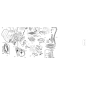 ARNÉS ELÉCTRICO CENTRAL GTS160/200/230 ORIGINAL KUBOTA GIANNI FERRARI 92001290006
