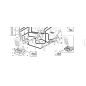 KIT DISTRIBUIDOR 4 PALANCAS + TORNILLO TSPEI M8 ORIGINAL KUBOTA GIANNI FERRARI 95598510000