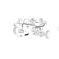 MOTORE ORBITALE ARS 130 DR CN32 ORIGINALE KUBOTA GIANNI FERRARI 92001000005