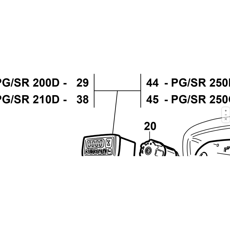 KUBOTA D902 STEUERGERÄT-KIT (1. SERIE) ORIGINAL KUBOTA GIANNI FERRARI 95599000208