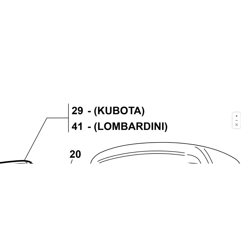KIT CENTRALINA KUBOTA D722 ORIGINALE KUBOTA GIANNI FERRARI 95599000207