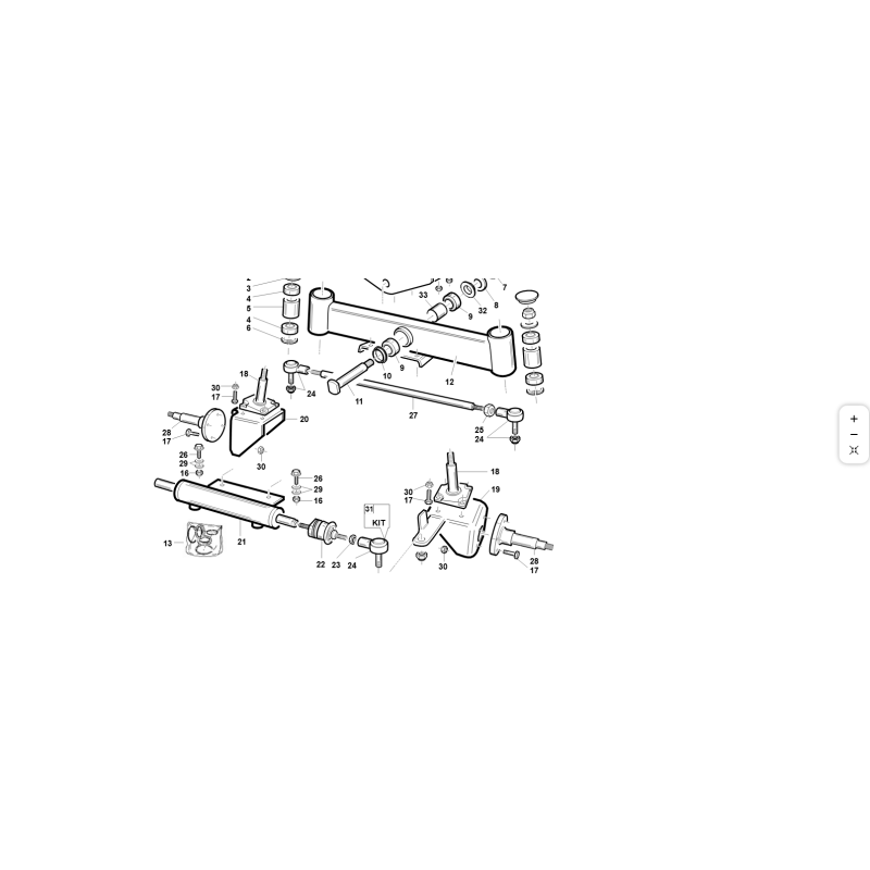 KUBOTA GIANNI FERRARI 95301200000 ORIGINAL VRN COMPLETE REAR AXLE