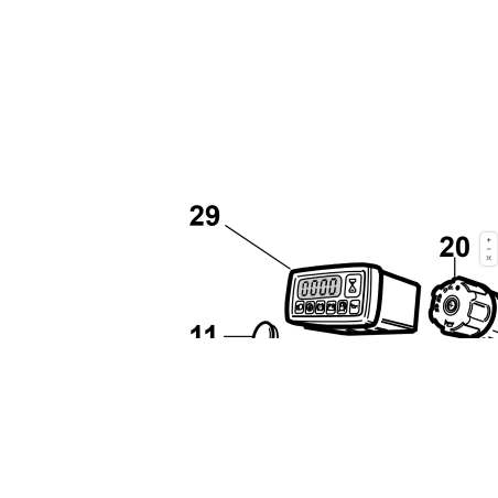 KIT CENTRALINA KUBOTA D902-D1105 ORIGINALE KUBOTA GIANNI FERRARI 95599000211 | Newgardenstore.eu