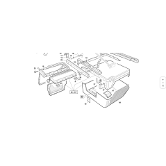 PANIER COMPLET (PIÈCES THERMOFORMÉES) ORIGINAL KUBOTA GIANNI FERRARI 95599640000 | Newgardenstore.eu