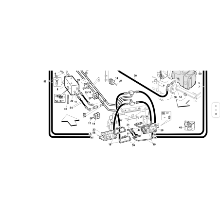 MOTORE ORBITALE HRS200 ORIGINALE KUBOTA GIANNI FERRARI 95409000001