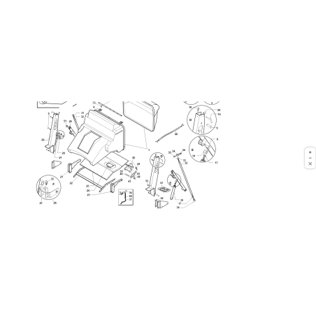 CESTO  DI COPERCHIO TG200 ORIGINALE KUBOTA GIANNI FERRARI 95597360000