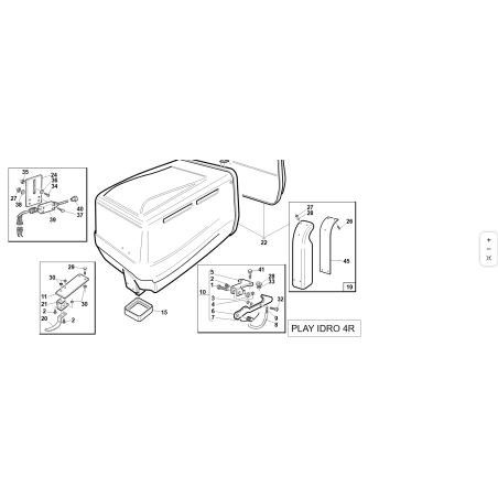 CESTO DI COPERCHIO PG 4R ORIGINALE KUBOTA GIANNI FERRARI 95597340000 | Newgardenstore.eu