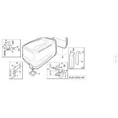 PANIER COMPLET AVEC COUVERCLE PG 4R ORIGINAL KUBOTA GIANNI FERRARI 95597340000 | Newgardenstore.eu
