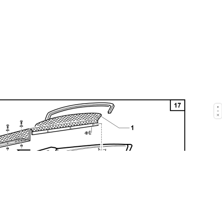 CESTO DI COPERCHIO GT ORIGINALE KUBOTA GIANNI FERRARI 95597330000 | Newgardenstore.eu