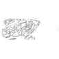KUBOTA GIANNI FERRARI 95301190000 CHÂSSIS PG/SR COMPLET PEINT