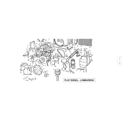 MOTOR DE ARRANQUE BLINDADO PARA LOMBARD. ORIGINAL KUBOTA GIANNI FERRARI 00777800072 | Newgardenstore.eu