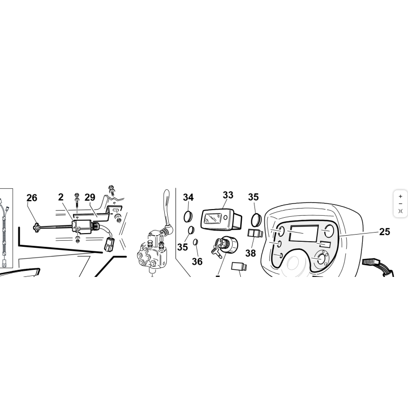 KIT DE REEMPLAZO DE UNIDAD DE CONTROL ORIGINAL KUBOTA GIANNI FERRARI 95599000250 PICOTRONIK VERS2022